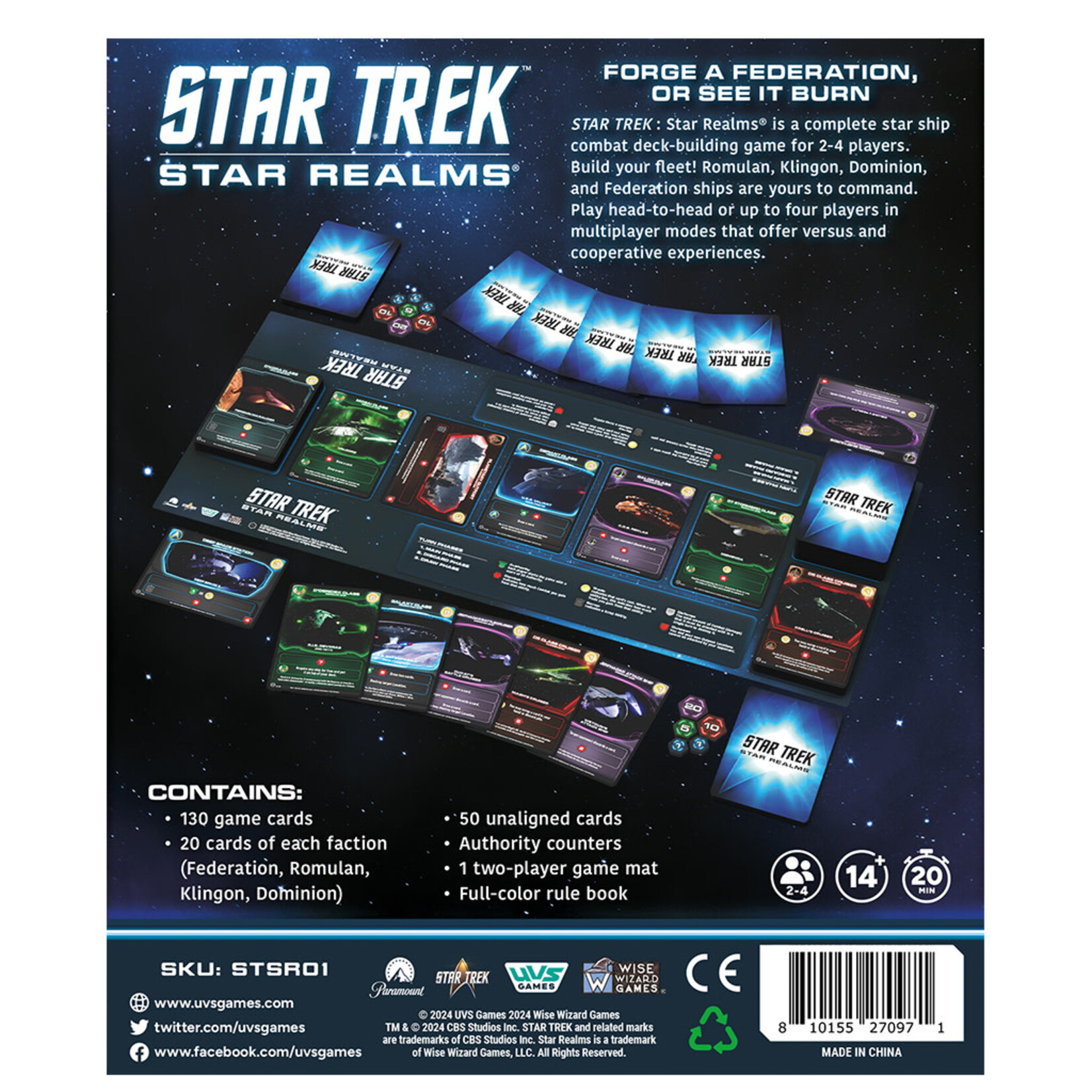 UVS Games Star Trek Star Realms DBG Core Set