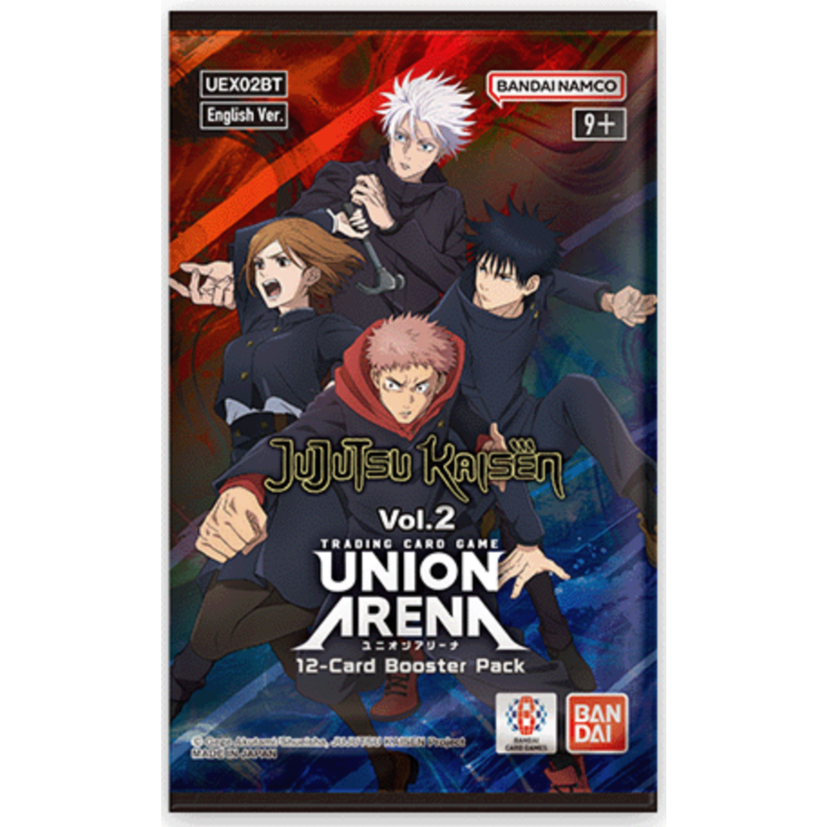BANDAI CO Union Arena Jujutsu Kaisen Volume 2 Booster Pack