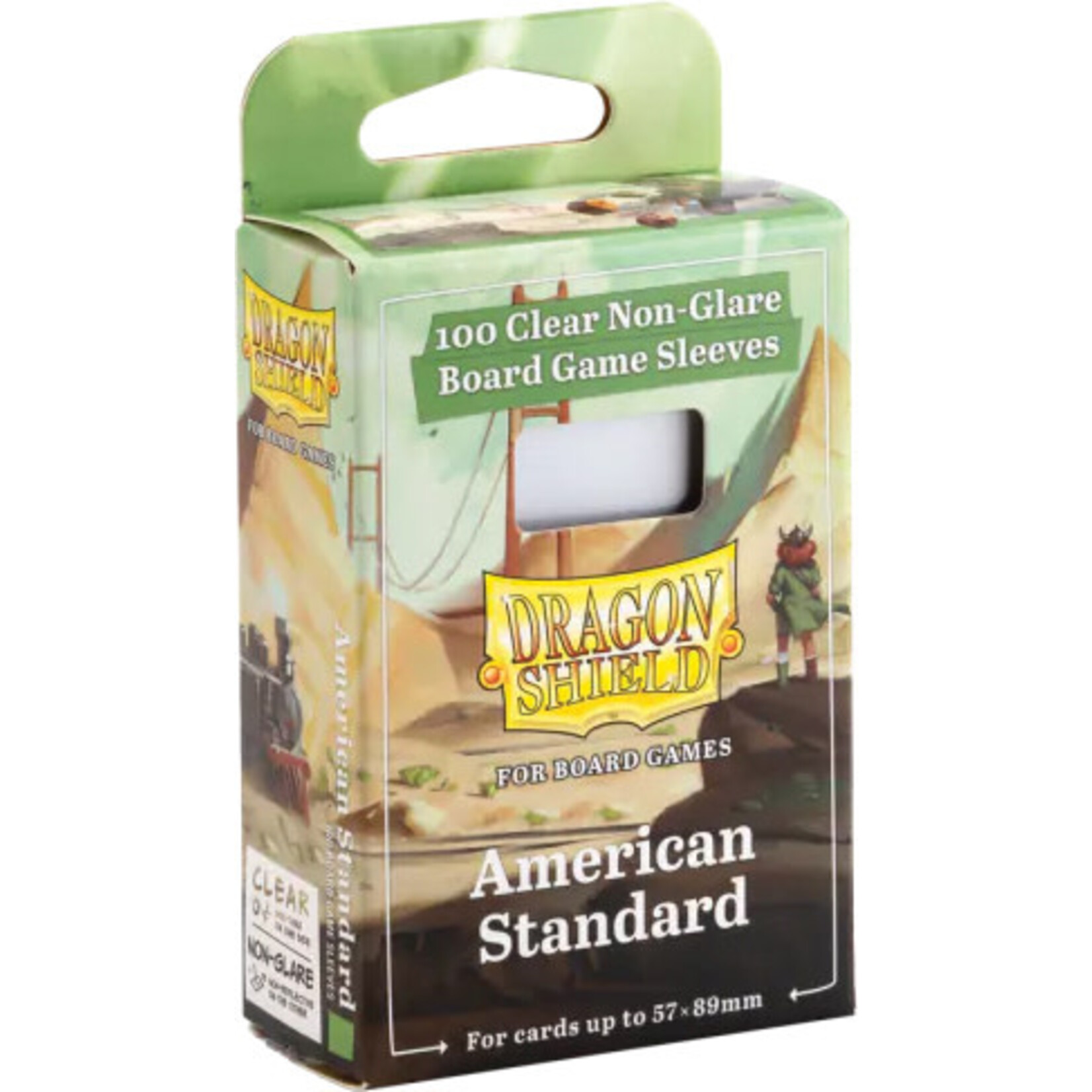 Arcane Tinmen Dragon Shields: (100) American Standard Board Game Sleeves (57mm x 89mm)
