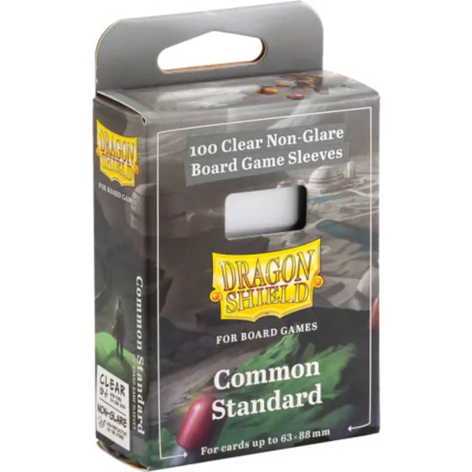 Arcane Tinmen Dragon Shields: (100) Common Standard Board Game Sleeves (63mm x 88mm)