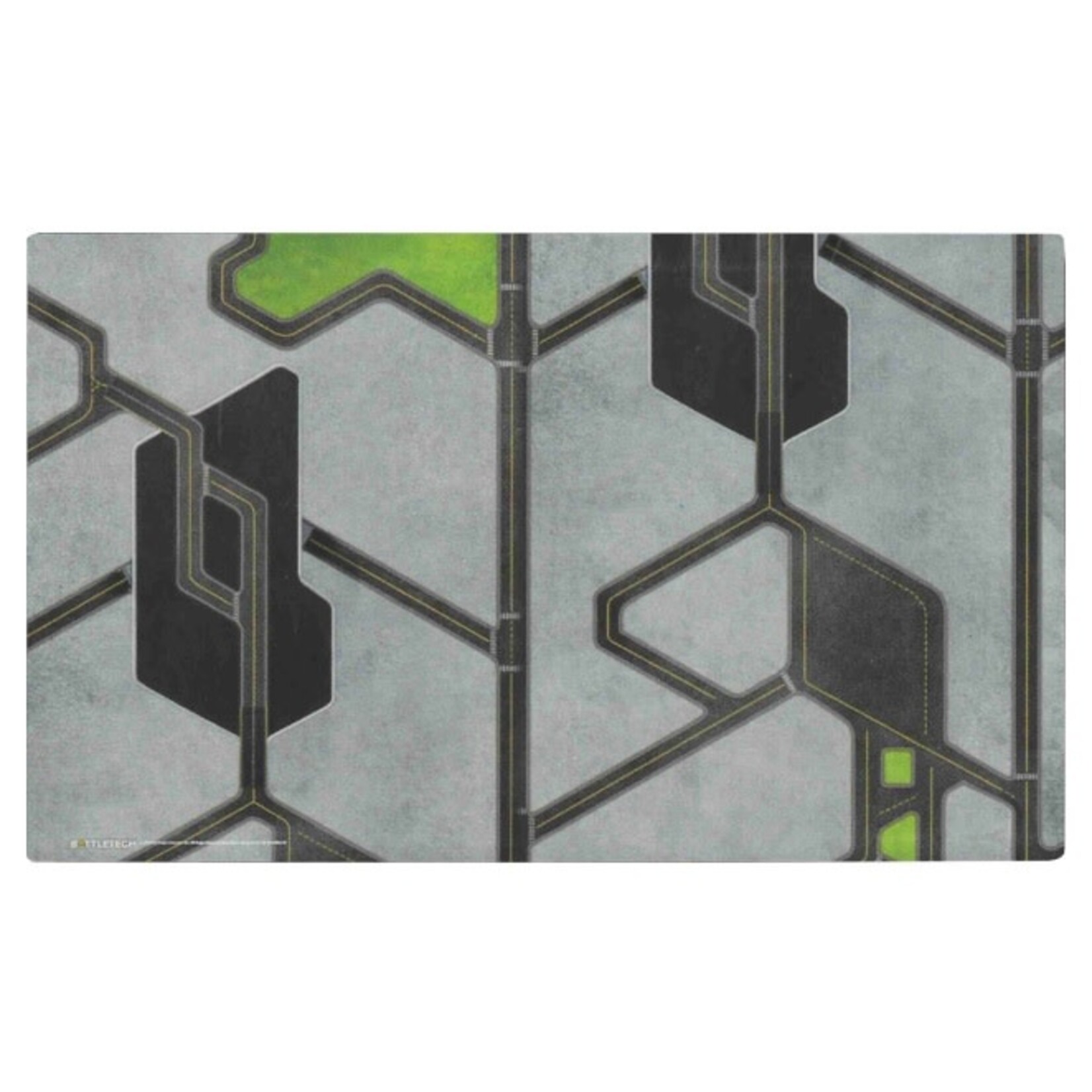 Catalyst Game Labs BattleTech Battle Mat FieldTech ALPHA STRIKE Lunar / City