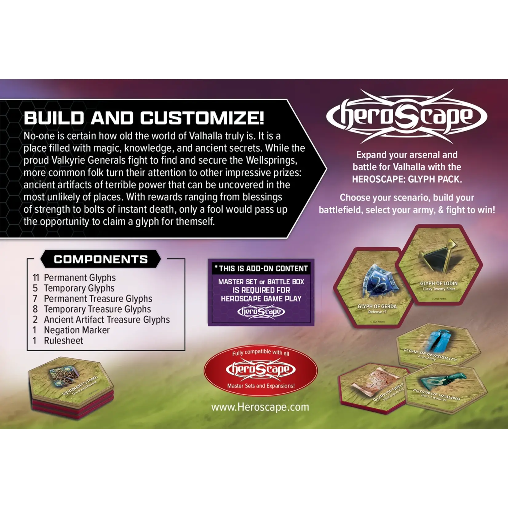 Renegade Game Studios Heroscape: Glyph Pack
