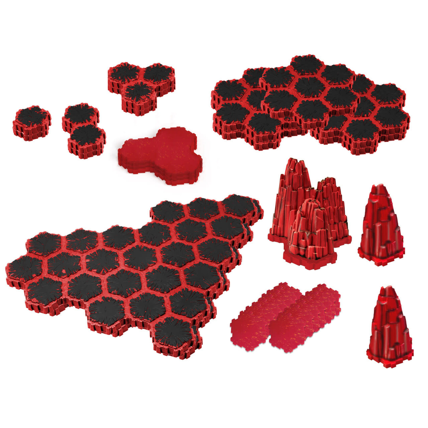 Renegade Game Studios HeroScape The Lava Fields of Valhalla Terrain Expansion