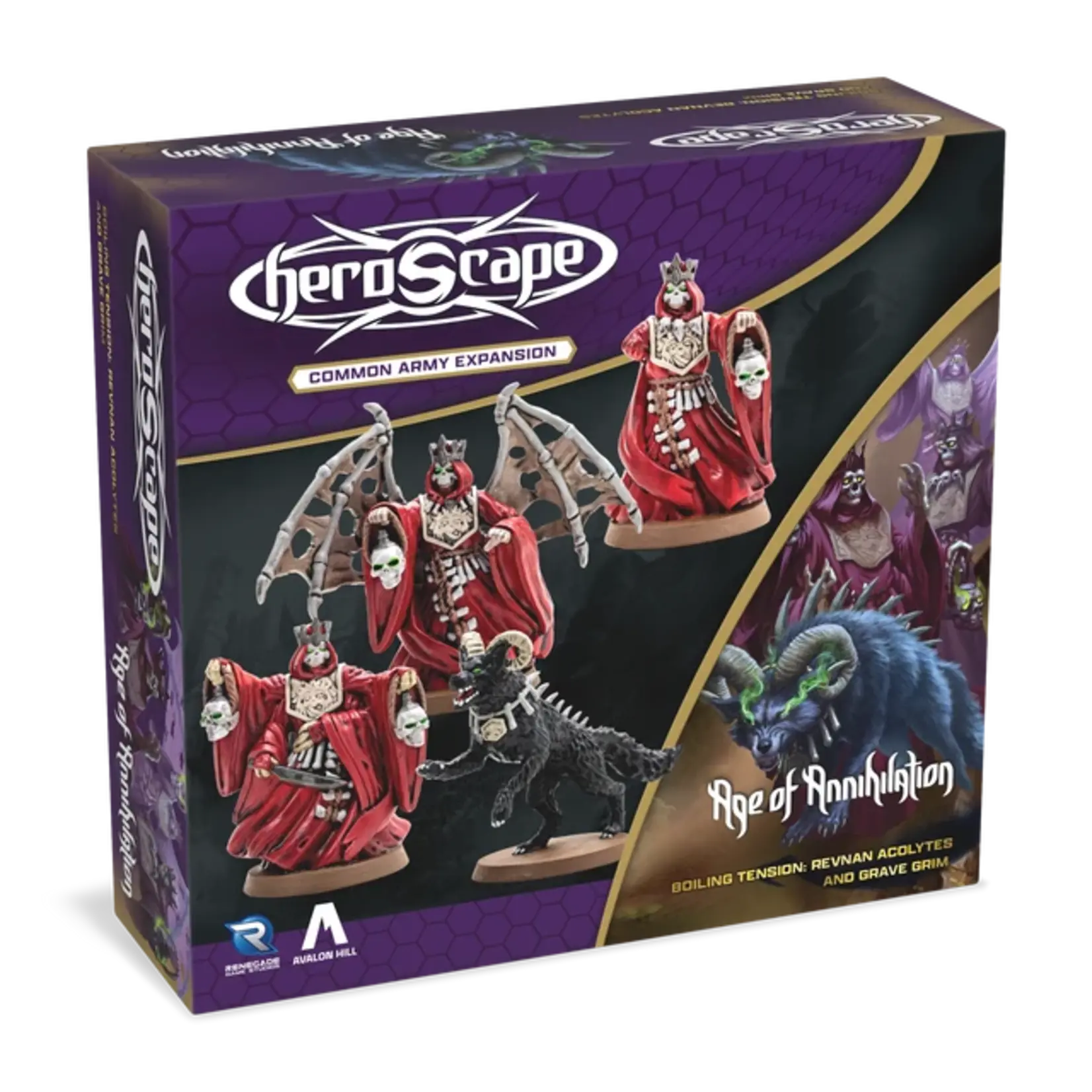 Renegade Game Studios HeroScape Revnan Acolytes and Grave Grim Army Expansion