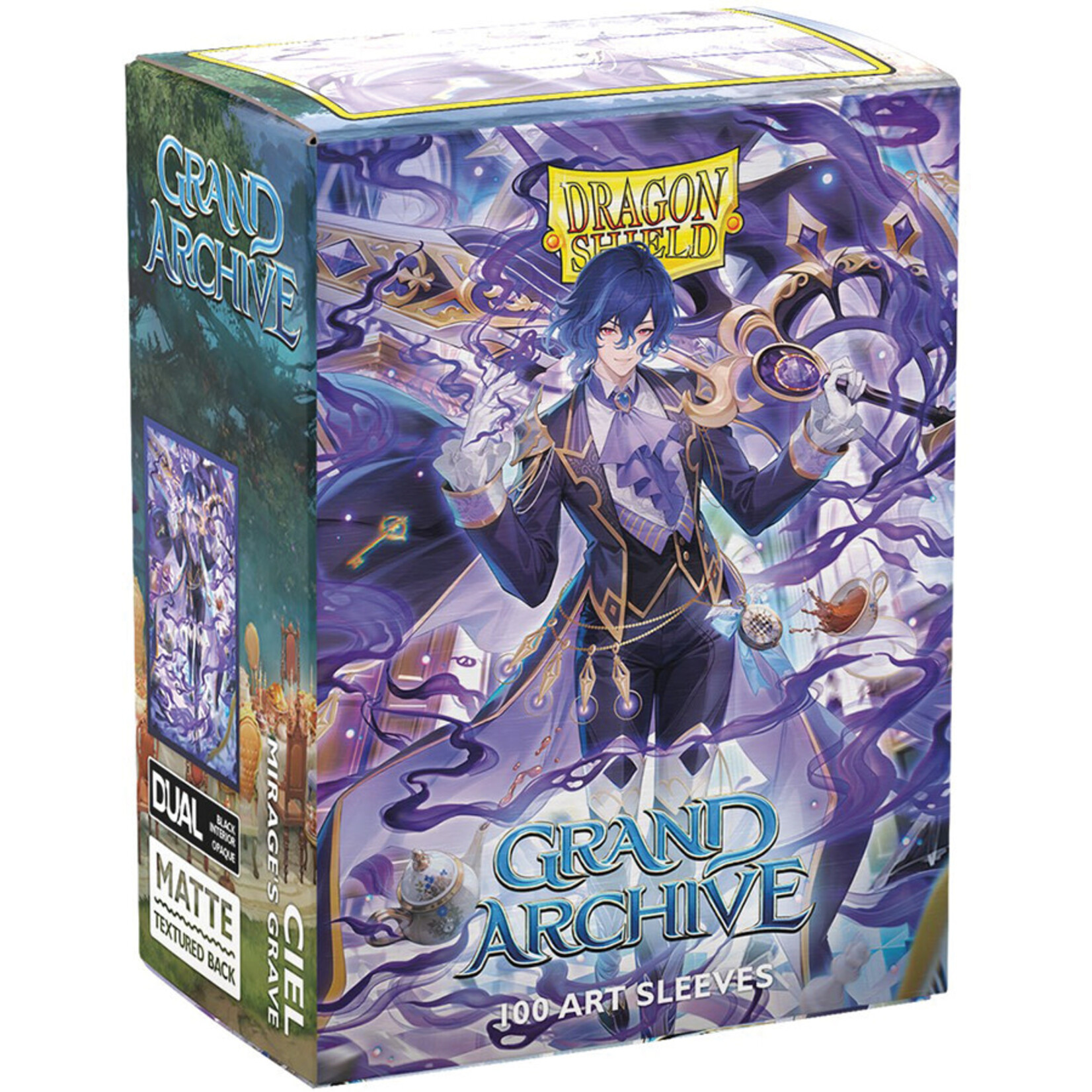 Arcane Tinmen Dragon Shields (100) Matte Dual Art Grand Archive Ciel, Mirage's Grave