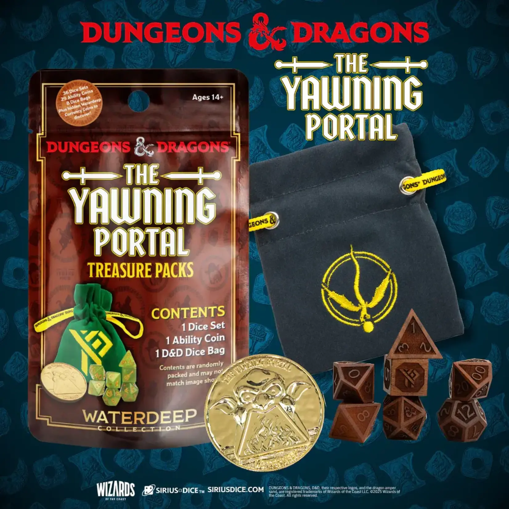 Sirius Dice D&D The Yawning Portal Treasure Packs Blind Pack