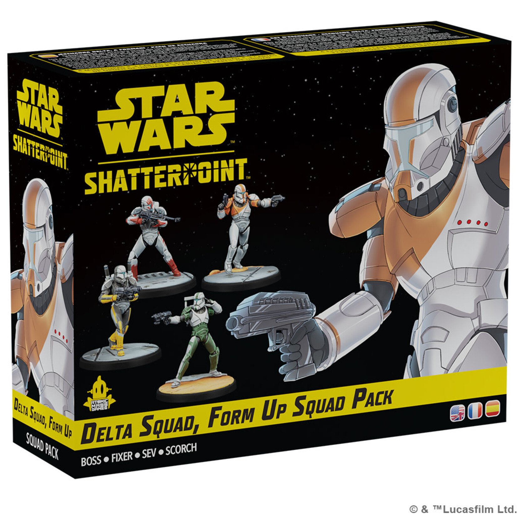 Atomic Mass Games SW Shatterpoint -Delta Squad, Form Up Squad Pack