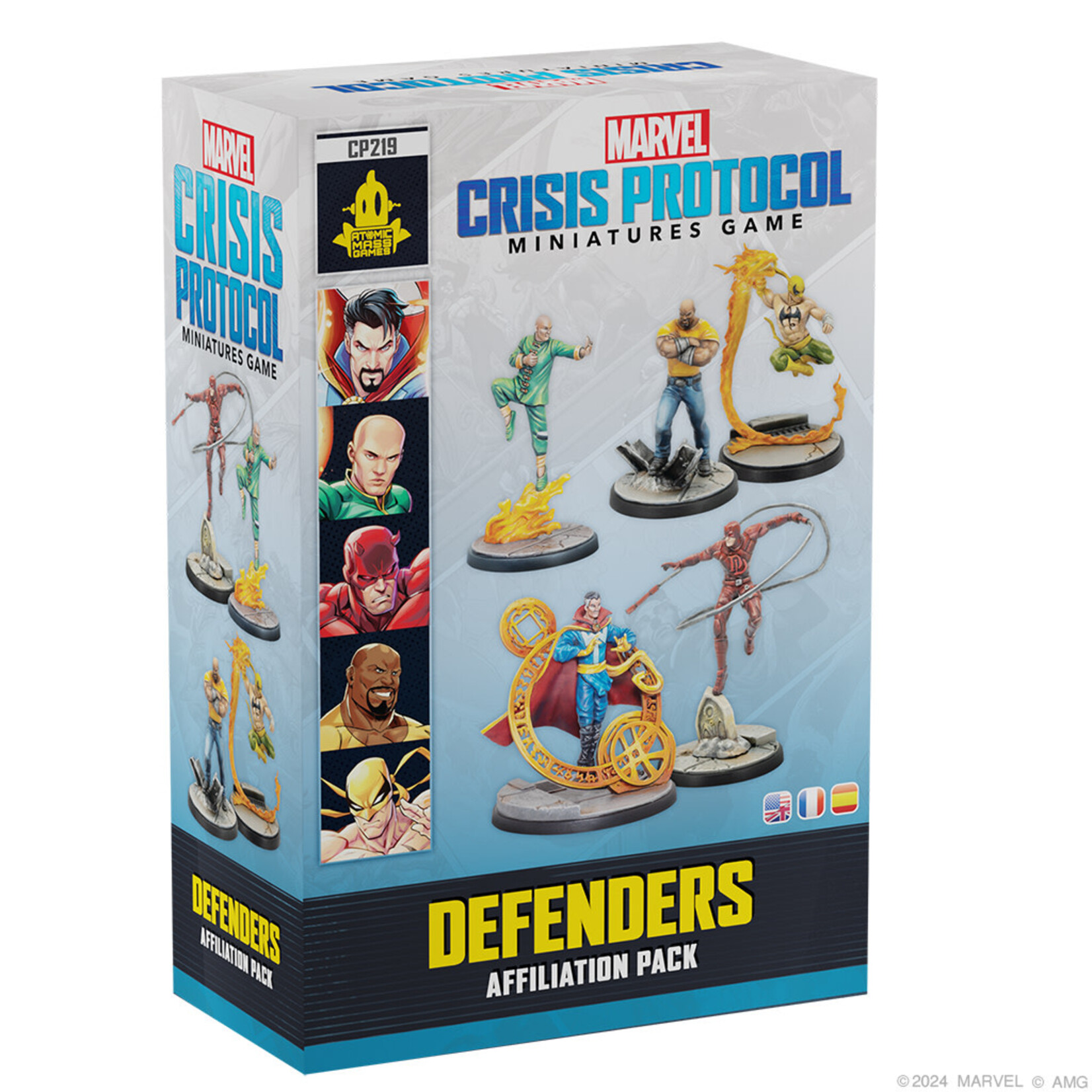 Atomic Mass Games Marvel: Crisis Protocol - Defenders Affiliation Pack