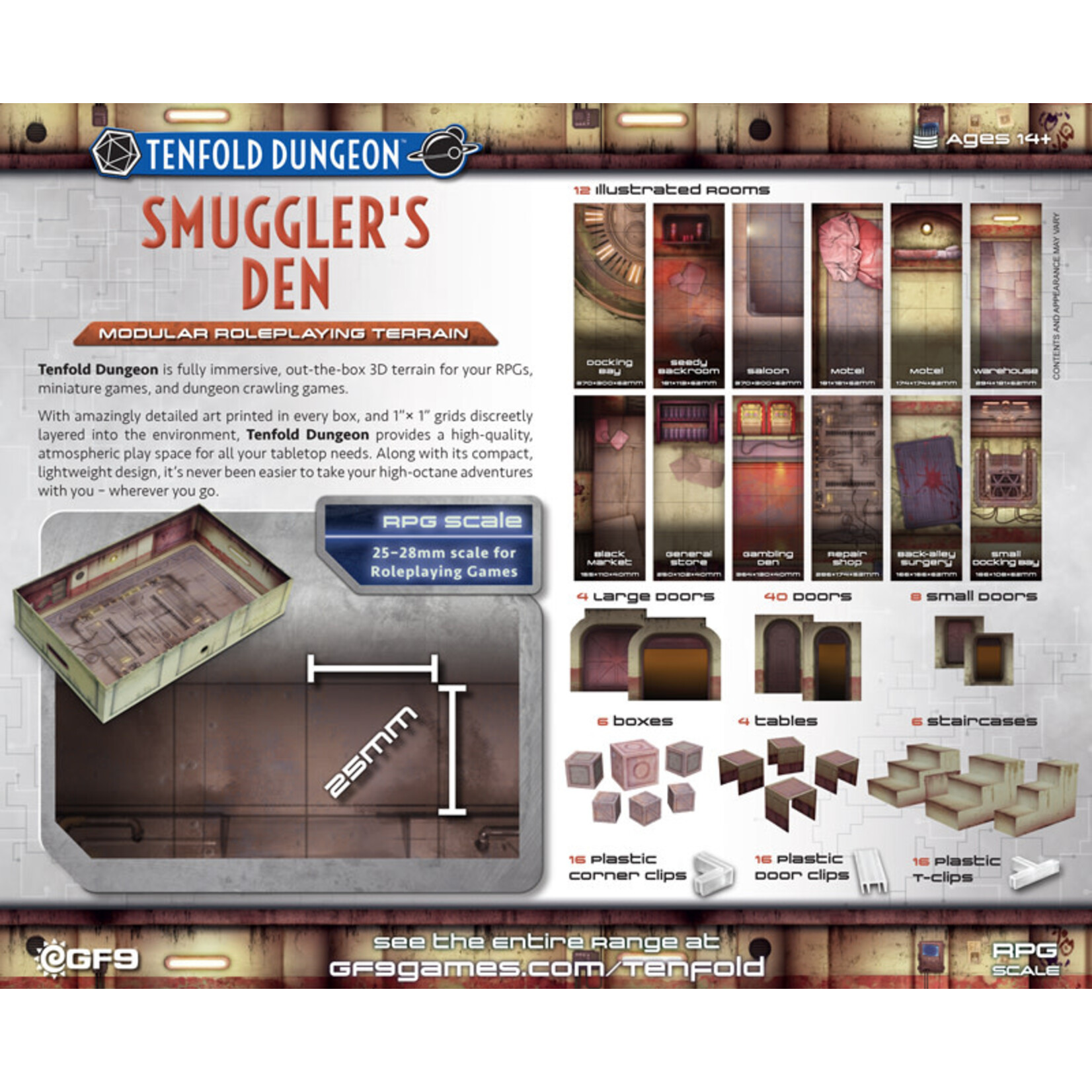 GaleForce Nine Tenfold Dungeons Smuggler's Den