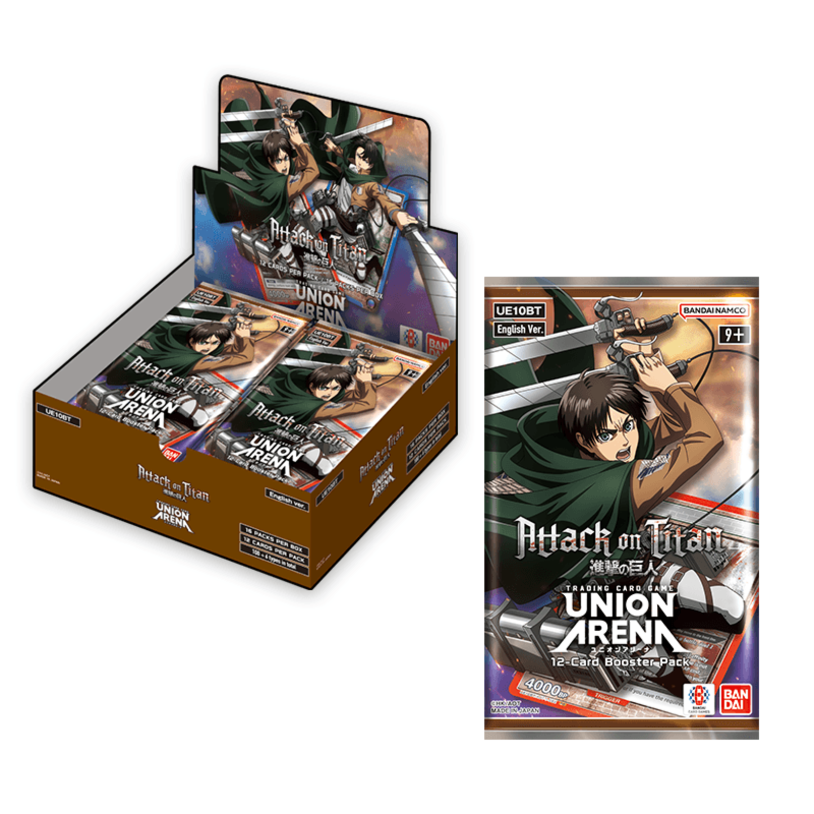 BANDAI CO Union Arena Attack on Titan Booster Display