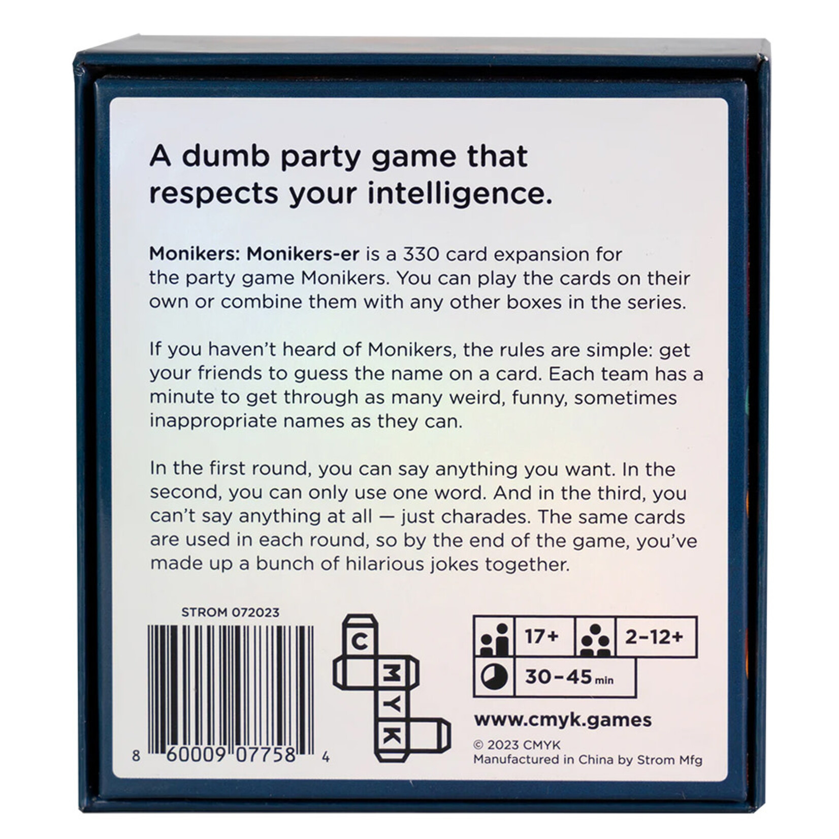 CMYK Monikers: Monikers-er