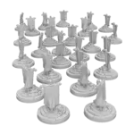 Lucky Duck Games Destinies Deluxe Points of Interest Flags Set