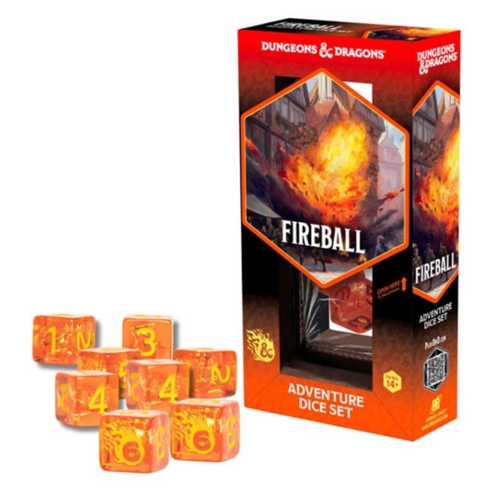 Sirius Dice D&D Adventure Dice - Fireball