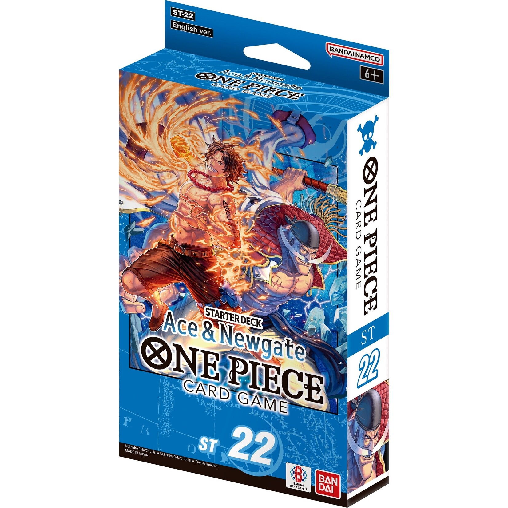 BANDAI CO One Piece TCG  Starter Deck ST-22 - Ace & Newgate Deck