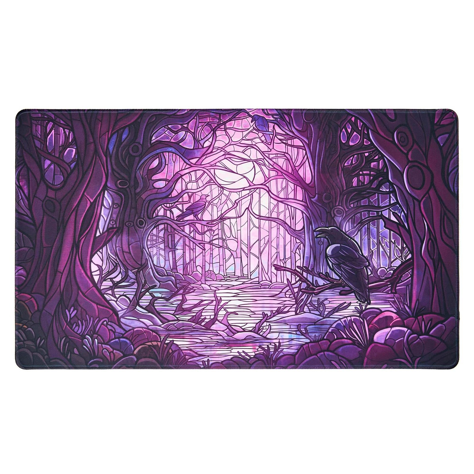 Arcane Fortress Playmat Stained Glass
