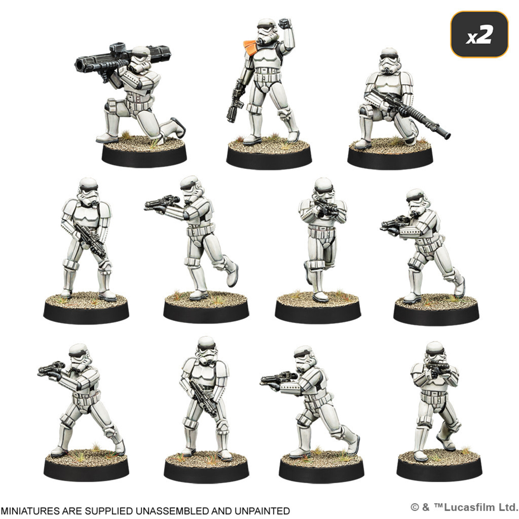 Atomic Mass Games Star Wars Legion Galactic Empire Starter Set