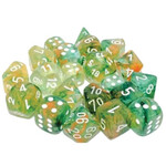 Chessex Nebula 12mm d6 Spring/white Luminary Dice Block (36 dice)