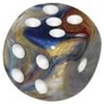 Chessex Festive 12mm D6 Carousel/White (36)