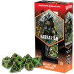Sirius Dice D&D Adventure Dice Barbarian Green/Brown