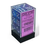 Chessex Nebula 16mm d6 Aura/white Luminary Dice Block (12 dice)