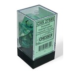Chessex Borealis Polyhedral Kelp/light green Luminary 7-Die Set