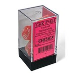 Chessex Festive: Polyhedral Dahlia/white Luminary 7-Die Set