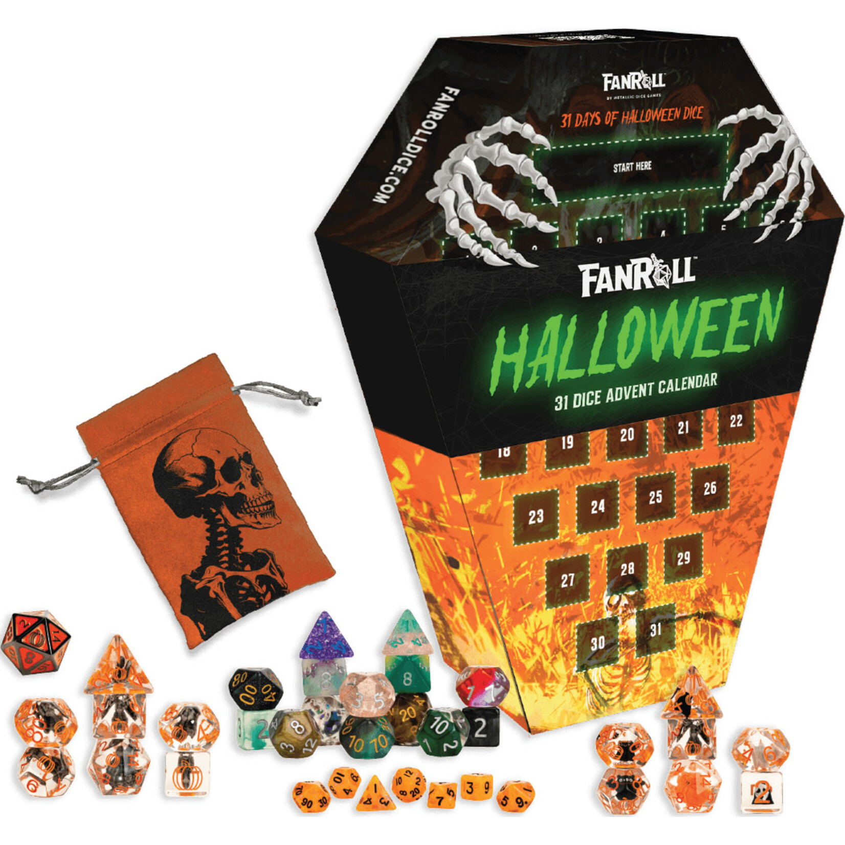 FanRoll Advent Dice Calendar Dice Goblin Halloween 2025