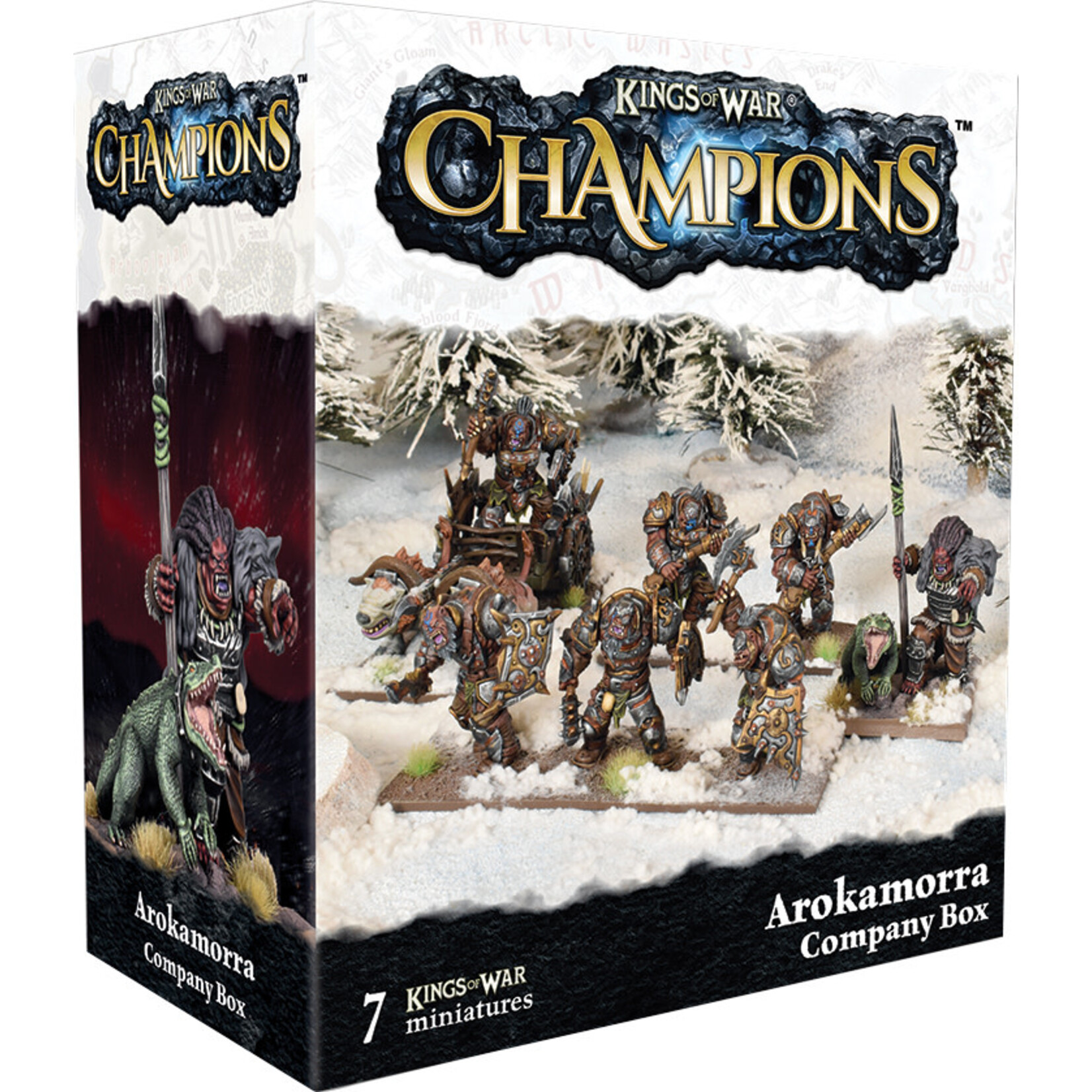 Mantic Entertainment Kings of War: Champions - Arokamorra Company Box