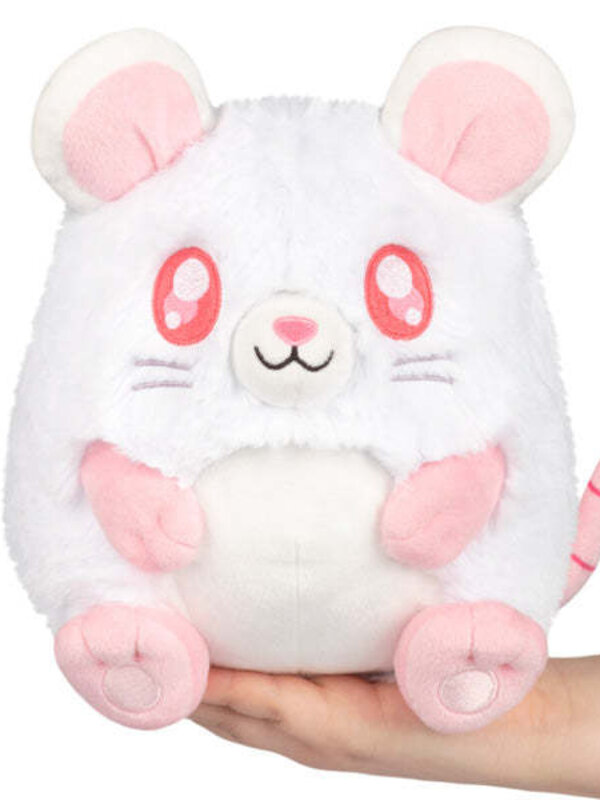 squishable Mini White Rat Squishable 9"