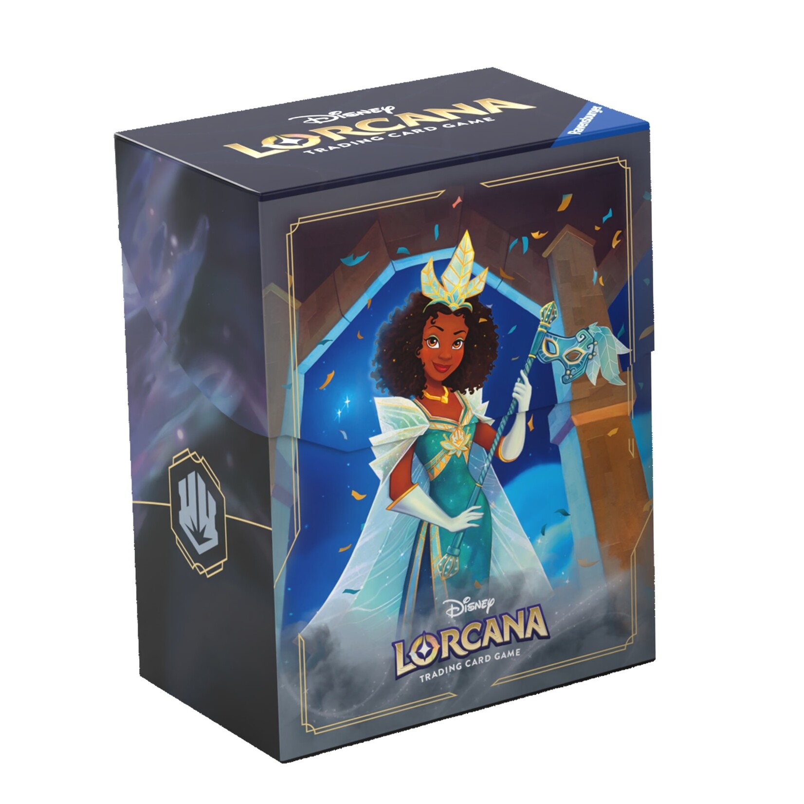 Ravensburger Disney Lorcana Deck Box Shimmering Skies Tiana