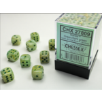 Chessex Marble Green dark green 12mm d6s (36)
