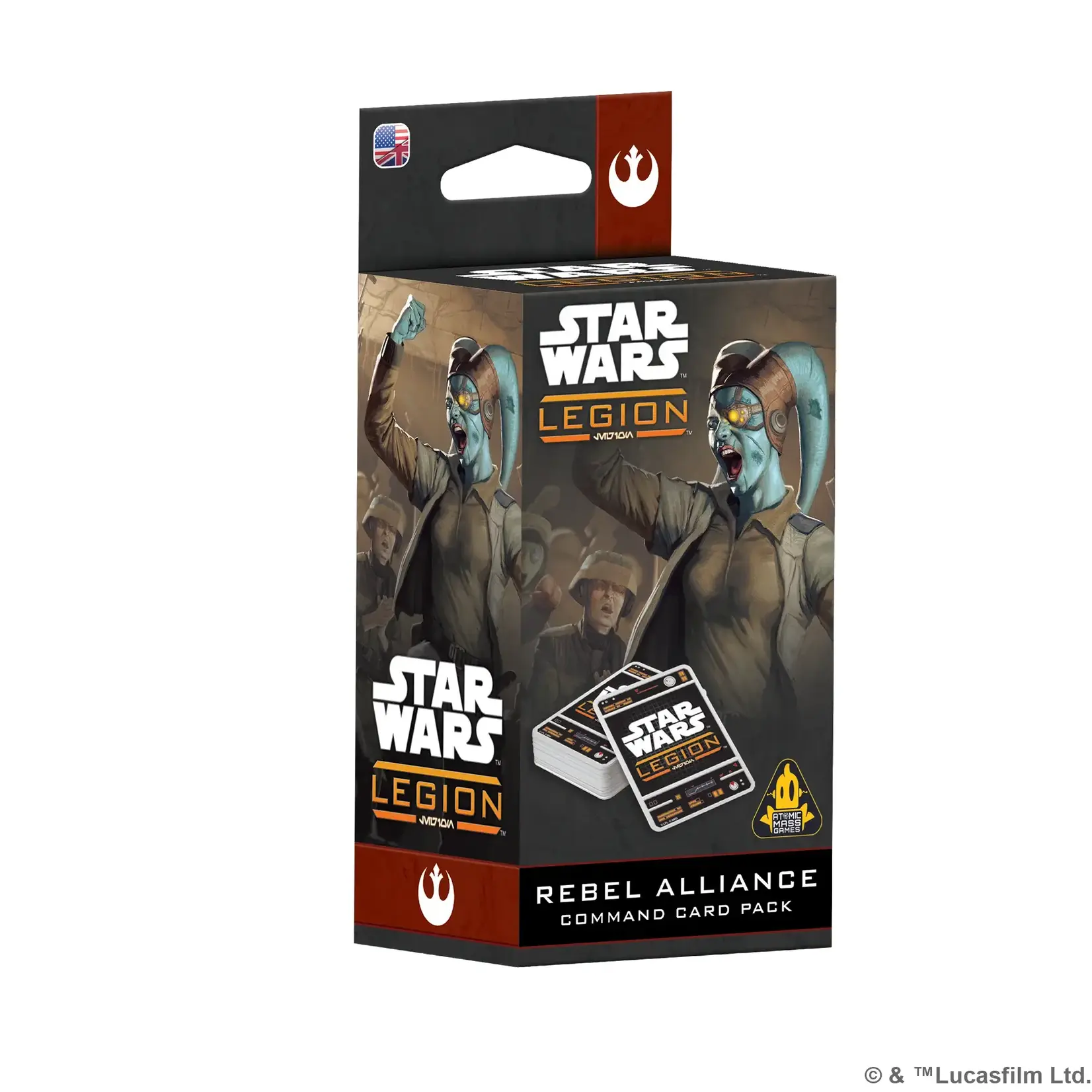 Atomic Mass Games Star Wars Legion Rebel Alliance Command Card Pack