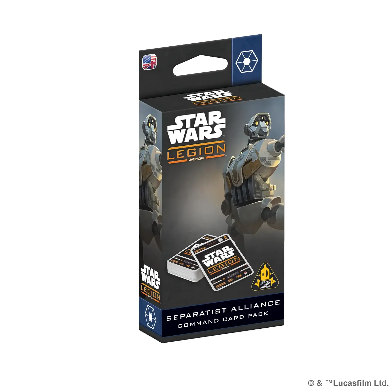 Atomic Mass Games Star Wars Legion Separatist Alliance Command Card Pack
