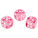 Chessex Translucent: 12mm D6 Pink/White (36)