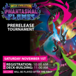 Pokemon USA Pokemon Phantasmal Flames Prerelease November 1st