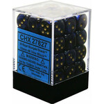 Chessex Scarab 12mm D6 Royal Blue/Gold (36)