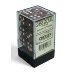 Chessex Festive: 16mm d6 Symphony/white Dice Block (12 dice)
