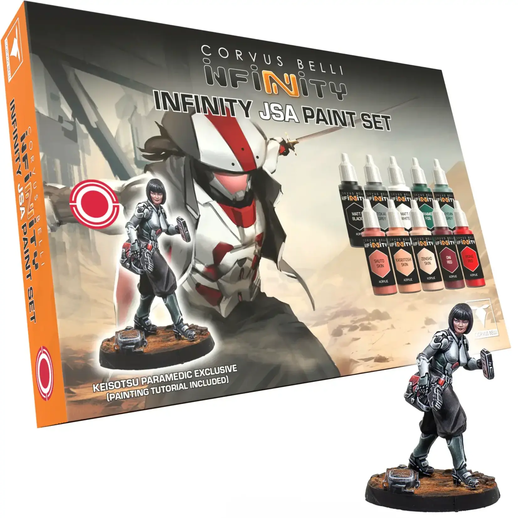 Corvus Belli S.L.L. Infinity JSA Paint Set with Keisotsu Paramedic Exclusive
