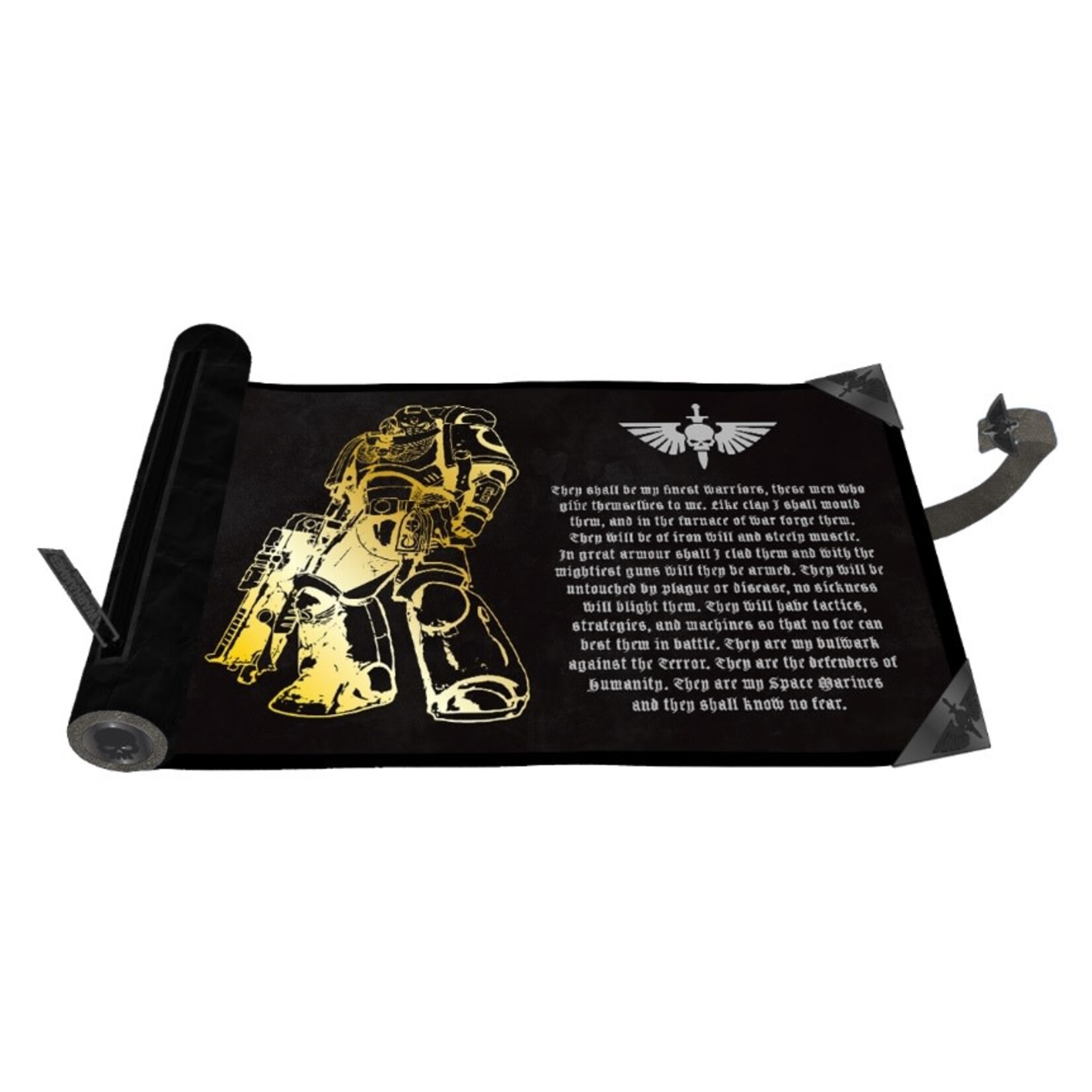 Ultra Pro Warhammer 40K: Space Marines Adeptus Astartes Dice Scroll Premium Foil