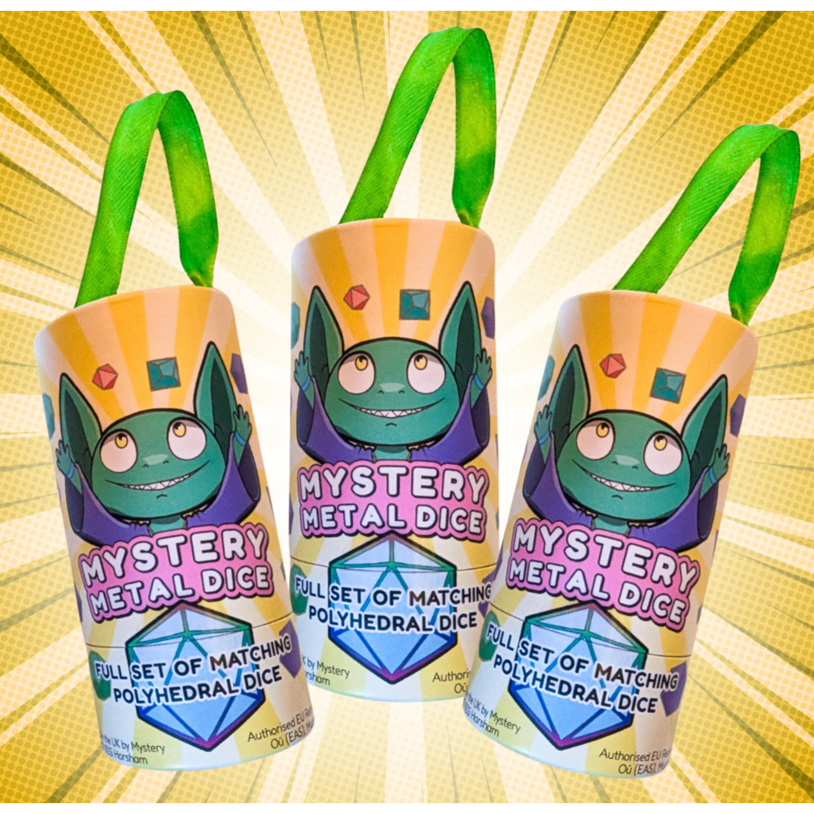 Mystery Dice Goblin Metal Mystery Dice Set