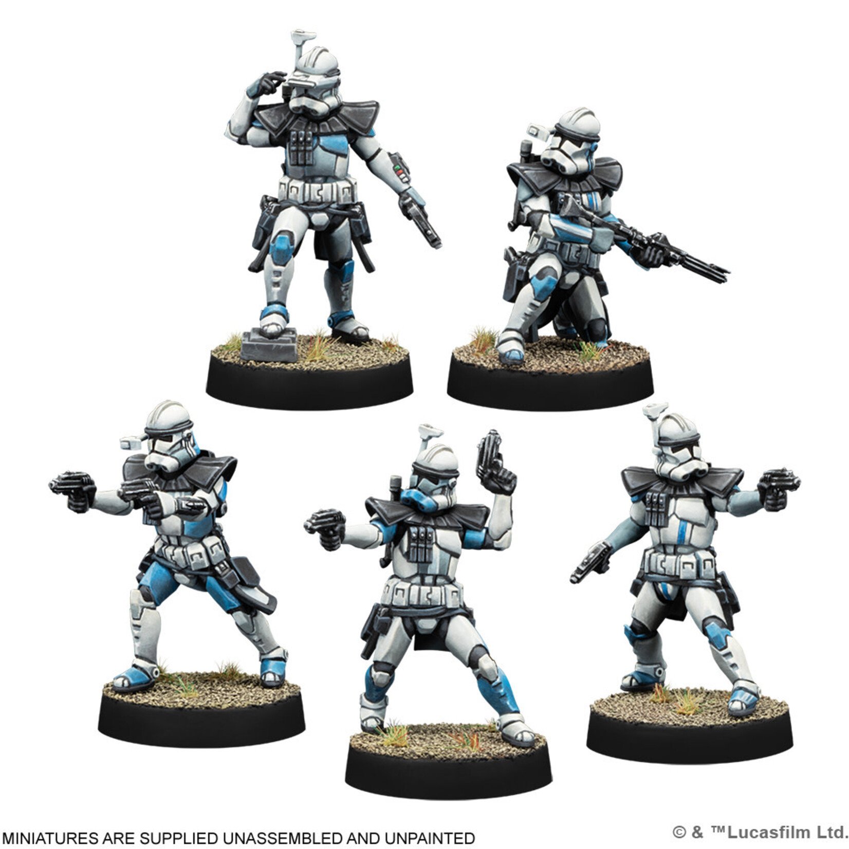 Atomic Mass Games Star Wars Legion Galactic Republic Starter Set