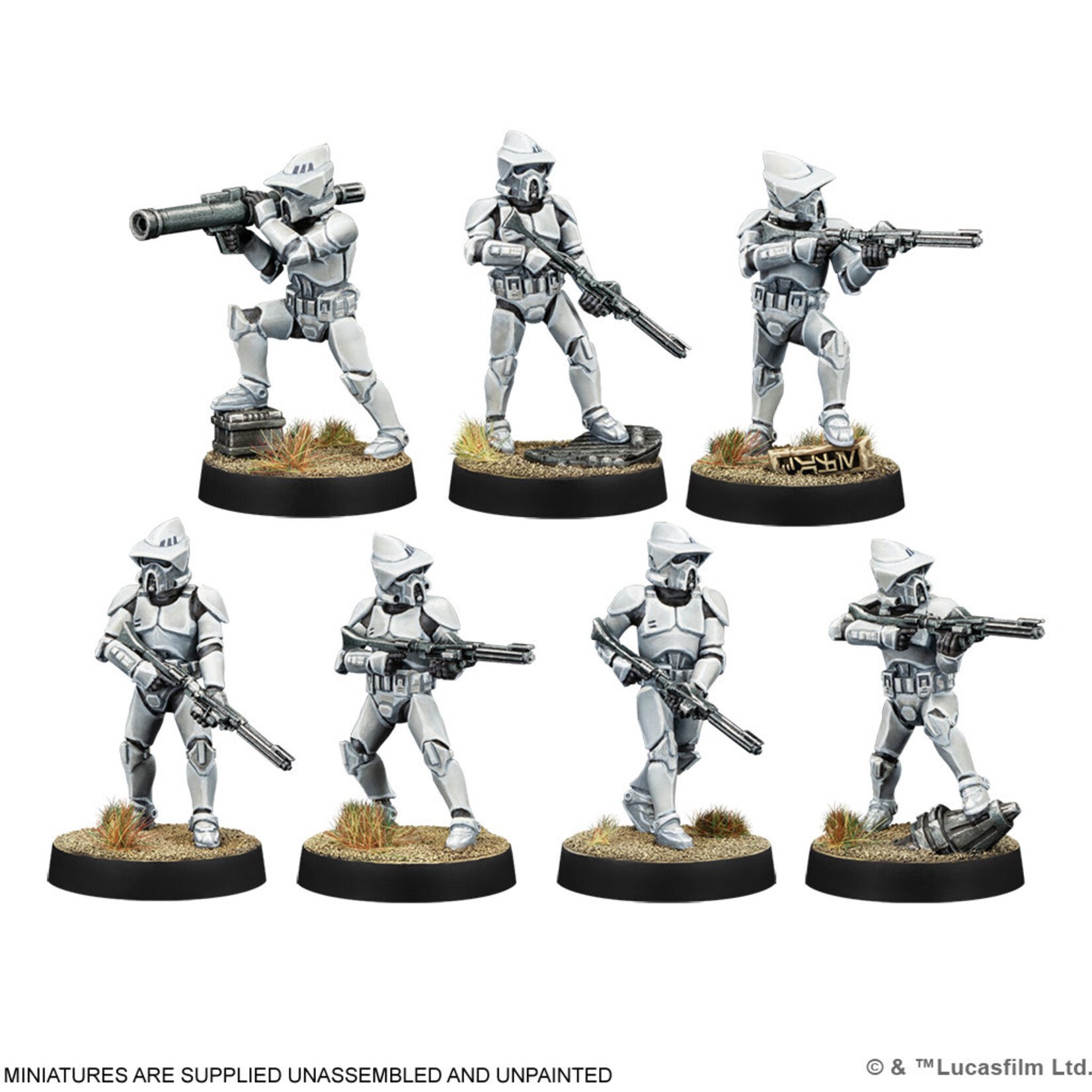Atomic Mass Games Star Wars Legion Galactic Republic Starter Set