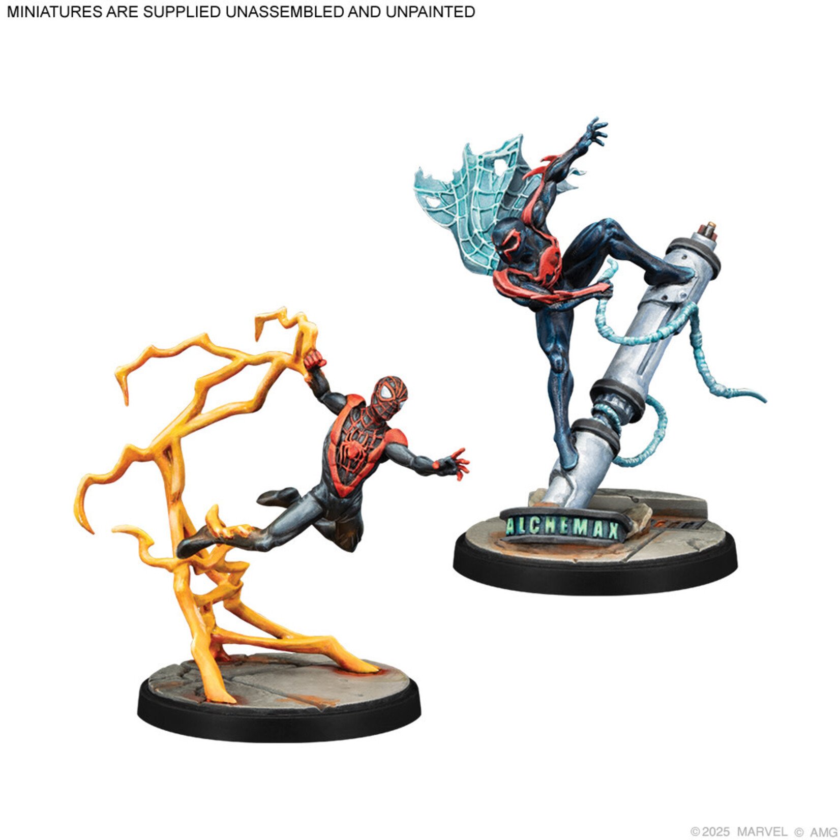 Atomic Mass Games MCP Prowler, Spider-Man 2099, & Ultimate Spider-Man