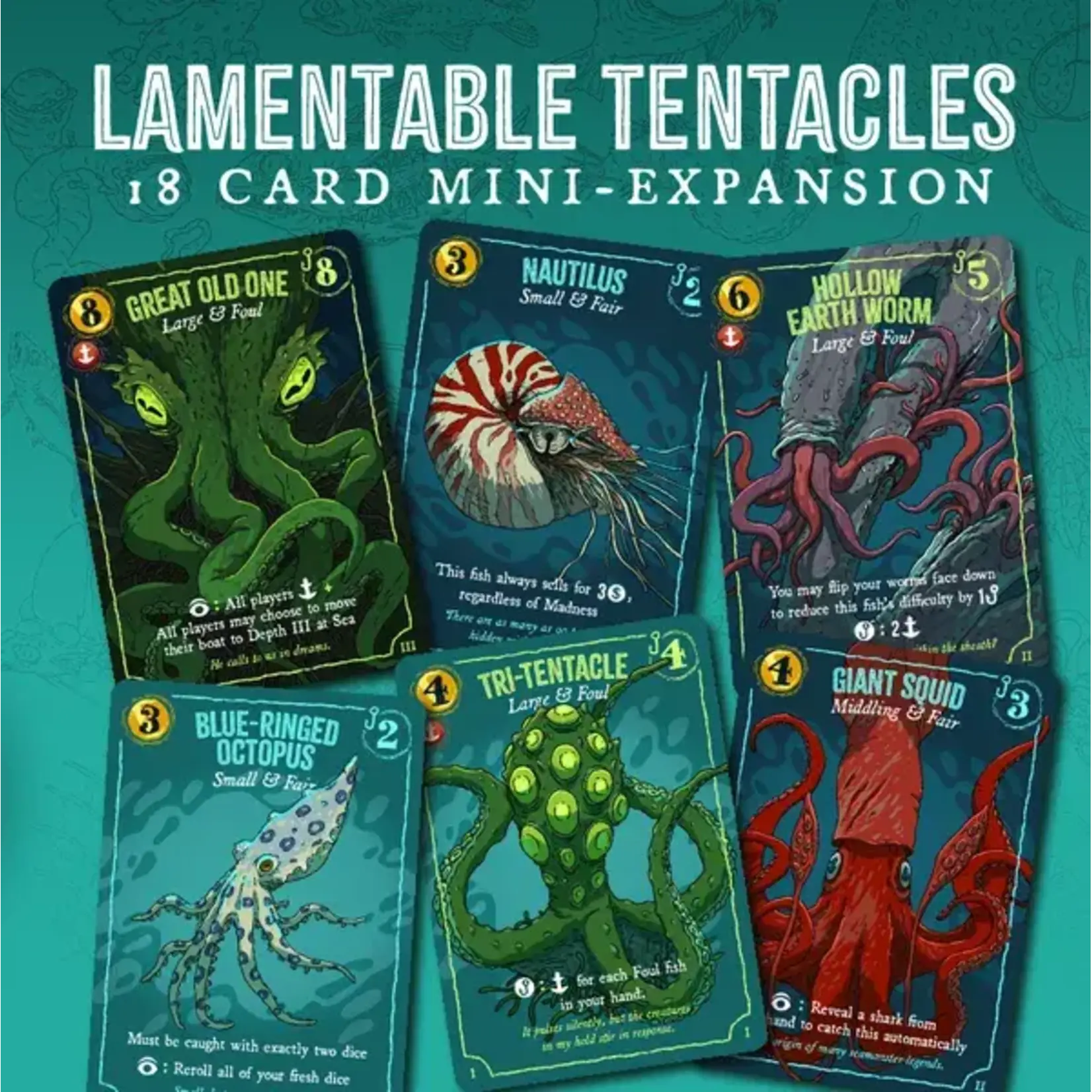 Tettix Games Deep Regrets: Lamentable Tentacles Mini-Expansion