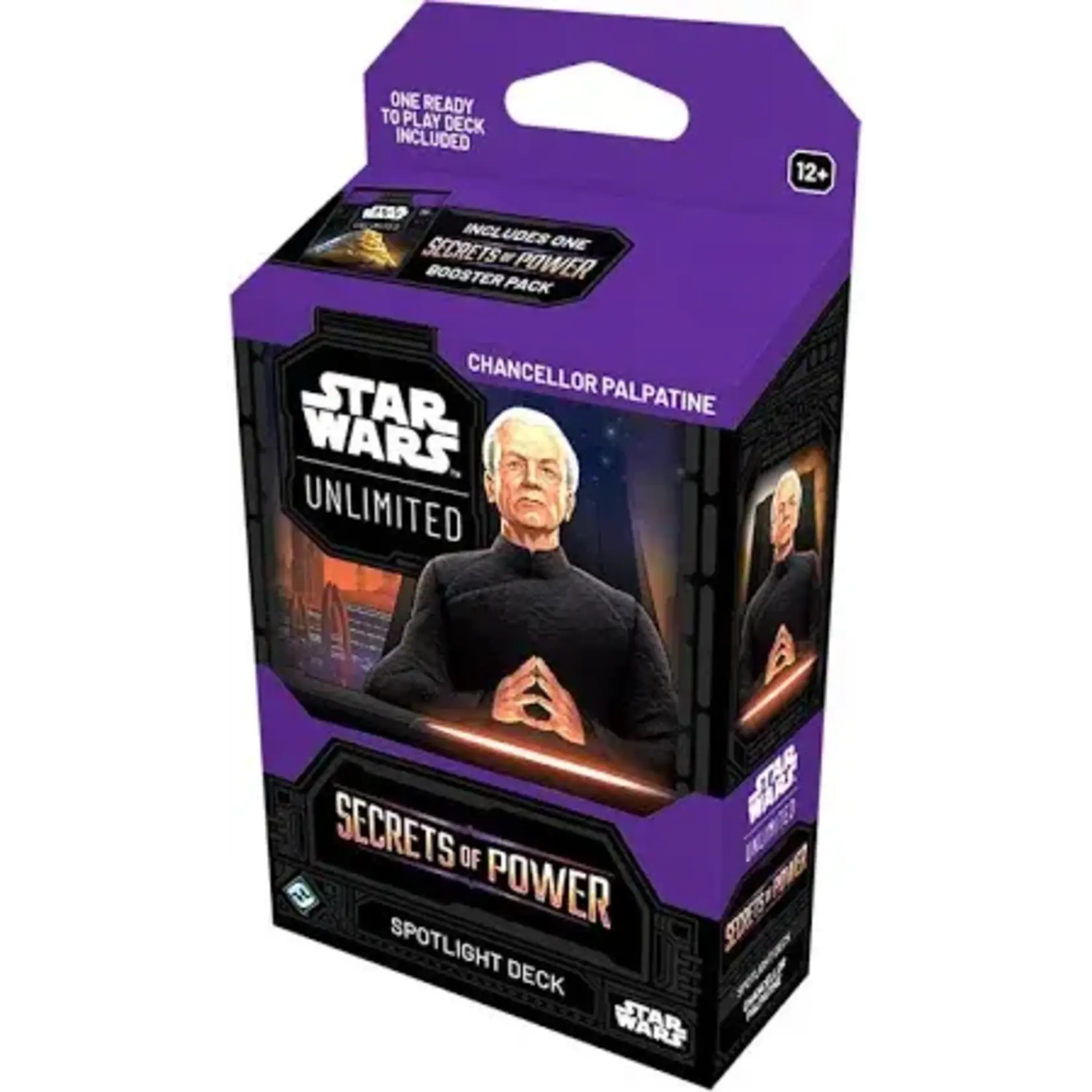 Asmodee Studios Star Wars Unlimited Secrets of Power Chancellor Palpatine Deck