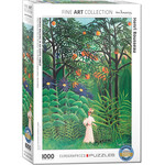 EuroGraphics Woman in an Exotic Forest 1000pc
