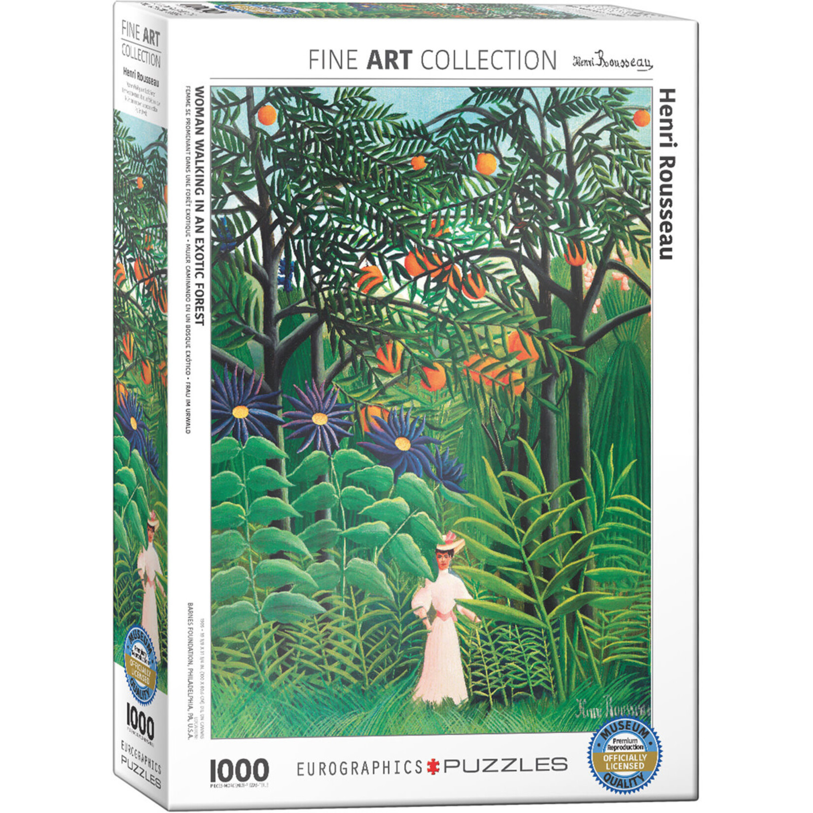 EuroGraphics Woman in an Exotic Forest 1000pc