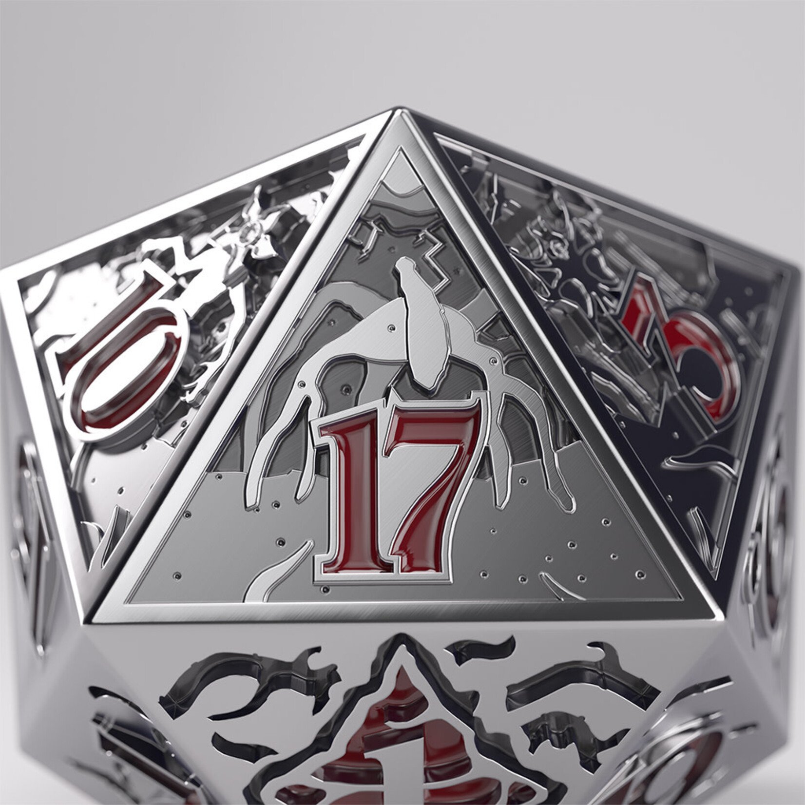GAMEGEN!C Stranger Things - Hellfire Club Premium Metal D20 Die