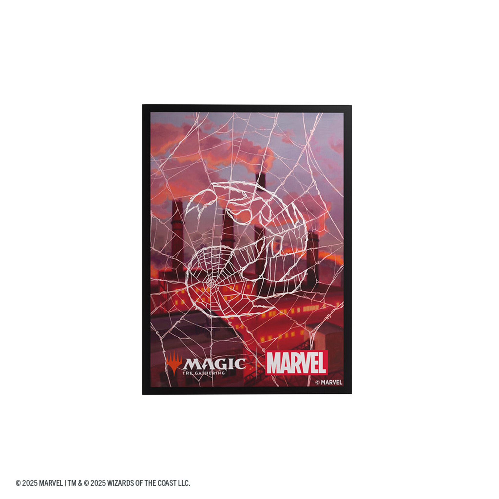 GAMEGEN!C MTG Marvel's Spider-Man Premium Art Sleeves - Spider-Man Mountain