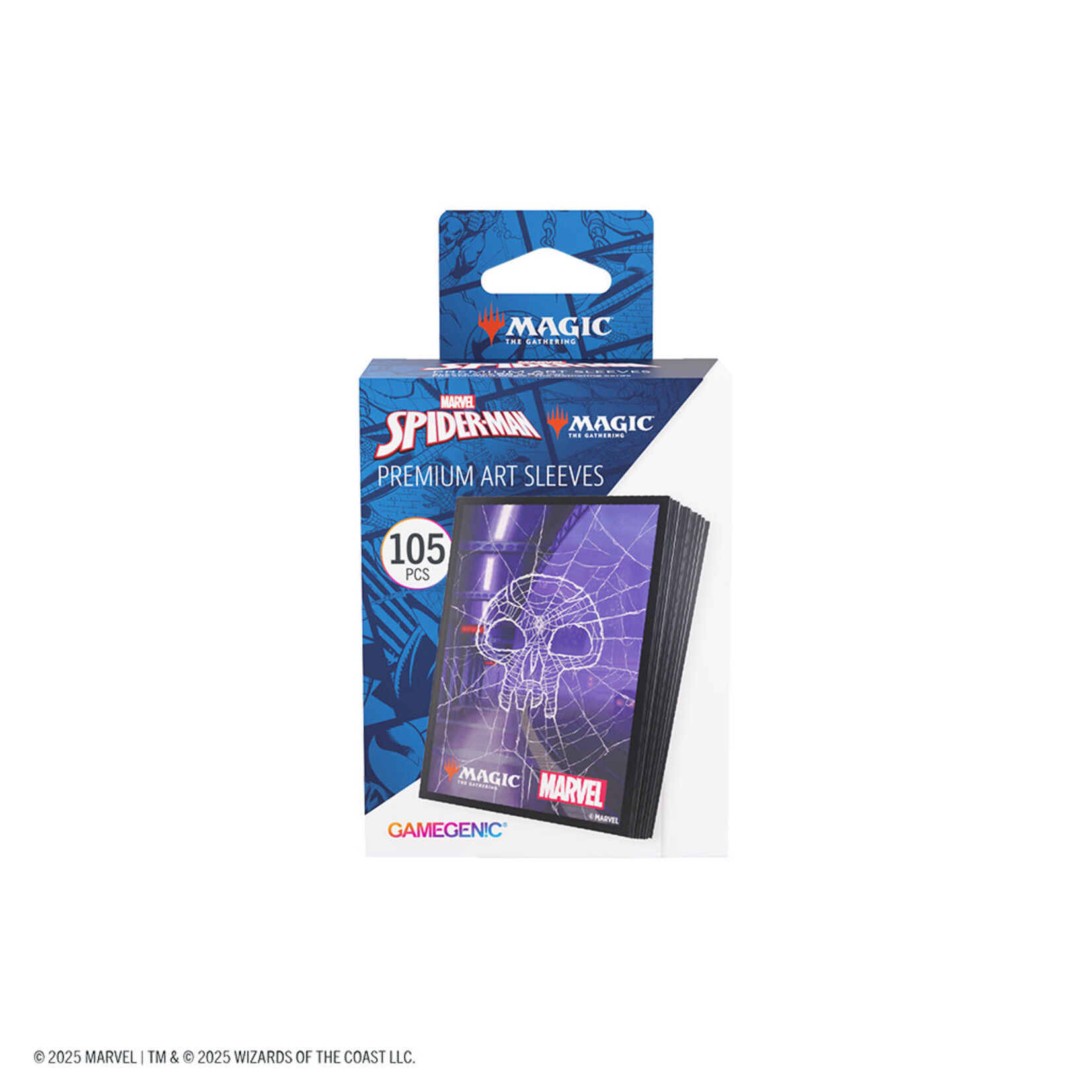 GAMEGEN!C MTG Marvel's Spider-Man Premium Art Sleeves - Spider-Man Swamp